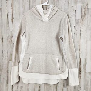 Xersion Fleece Athletic Hoodie Tan Size Medium